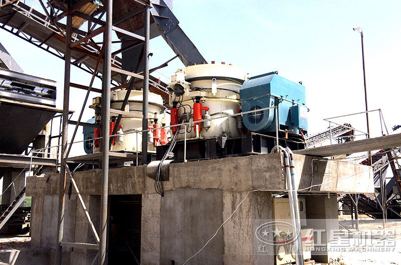 圓錐破產(chǎn)量大，自動化程度高，適合中大型砂石廠